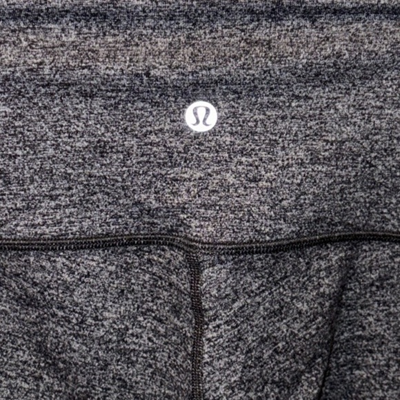 Lululemon Wunder Under Heathered Black Legging Size 4 - Picture 8 of 14
